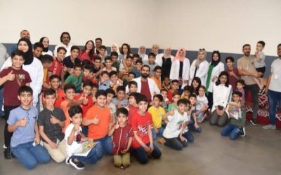 كلية الطب تنظم زيارة ميدانية الى البيت العراقي للابداع لرعاية الايتام