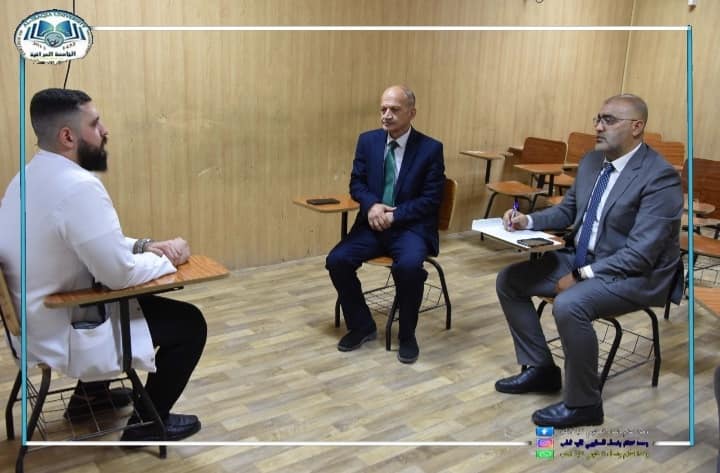 عمادة كلية الطب تشرف على سير الامتحان العملي لطلبة المرحلة السادسة