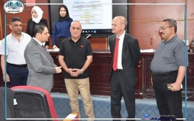 لجنة تتبع سير الامتحان الوزاري الشامل تزور كلية الطب وتطلع على سير العملية الامتحانية فيها