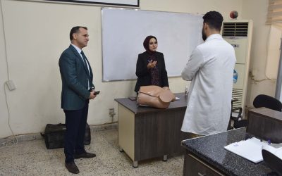 بالصور عميد كلية الطب الاستاذ الدكتور احمد نزار الدباغ