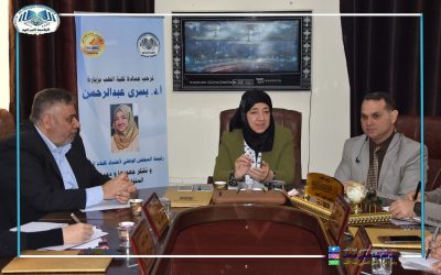 رئيس المجلس الوطني العراقي لاعتماد كليات الطب في العراق في ضيافة كلية الطب بالجامعة العراقية