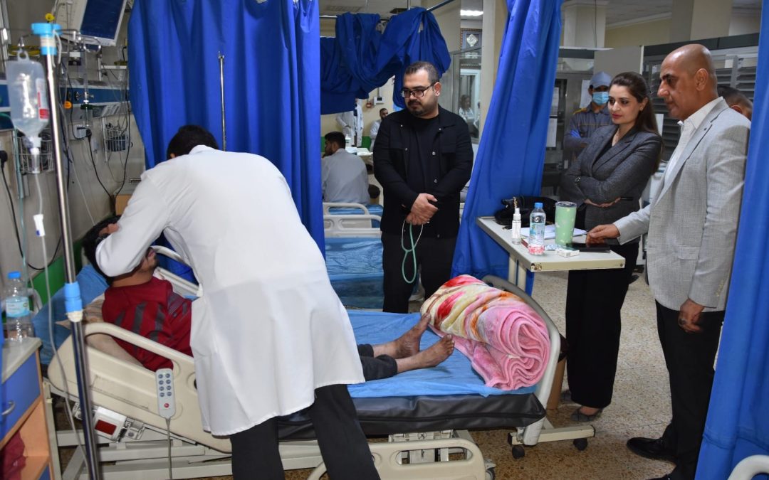 كلية الطب تجري الامتحانات العملية السريرية للكورس الثاني لطلبة المرحلة السادسة