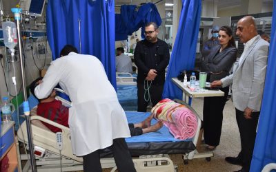 كلية الطب تجري الامتحانات العملية السريرية للكورس الثاني لطلبة المرحلة السادسة