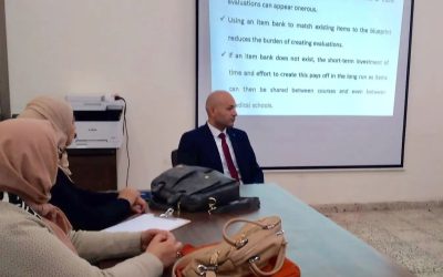 كيفية إعداد الطبعة الزرقاء لإمتحانات طلبة الدراسات الاولية عنوان ورشة عمل نظمتها كلية الطب