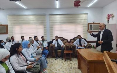 كلية الطب تباشر التدريب السريري لطلبتها في مستشفى ابو غريب العام بعد توقيع مذكرة التفاهم بينهما