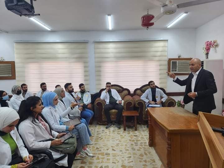 كلية الطب تباشر التدريب السريري لطلبتها في مستشفى ابو غريب العام بعد توقيع مذكرة التفاهم بينهما