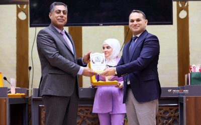 بالصور كلية الطب تشارك في مهرجان يوم النصر العظيم