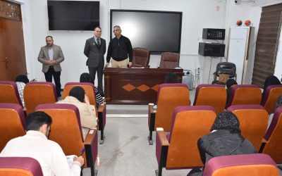 بالصور عميد كلية الطب الاستاذ الدكتور احمد نزار الدباغ ومعاونيه للشؤون العلمية والادارية