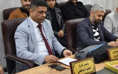 عميد كلية الطب يلتقي ممثلي طلبة الكلية ويناقش معهم استحداث نادي طلابي الكتروني