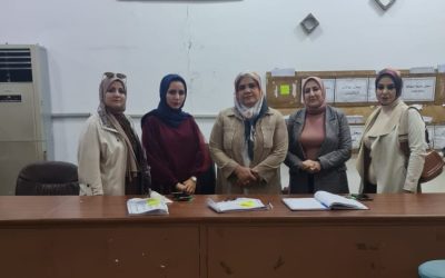 كلية الطب تقوم بزيارة ميدانية للاقسام الداخلية للطالبات