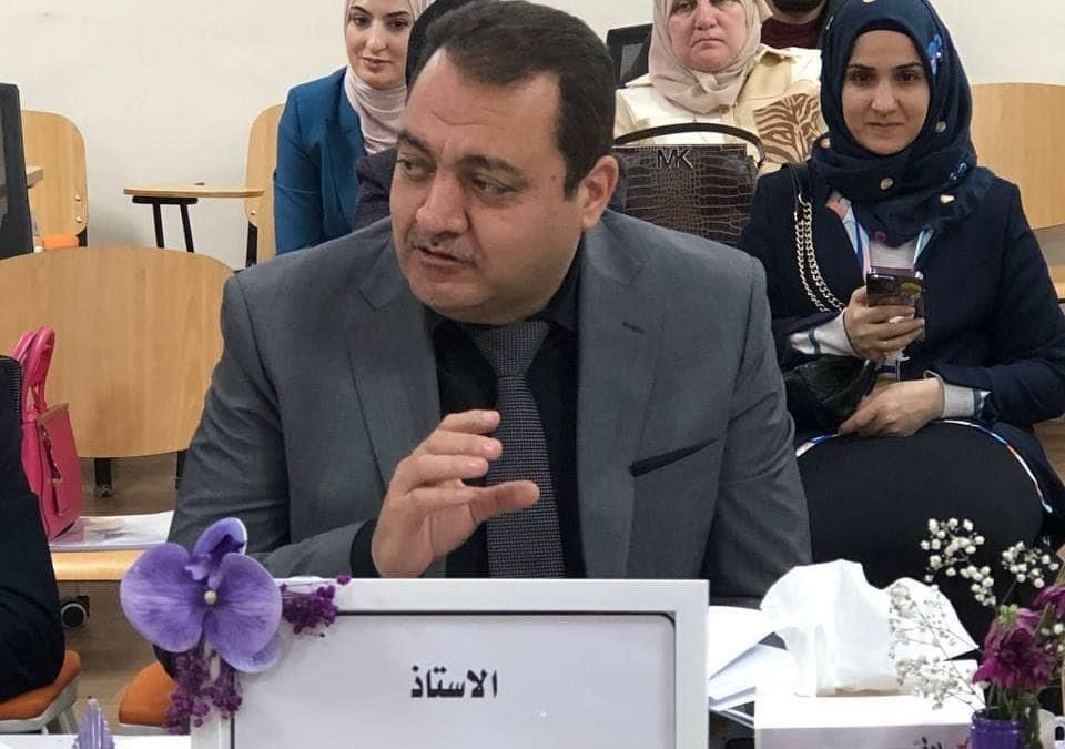 تدريسي في كلية الطب يترأس لجنة مناقشات بحوث تخرج طلبة البورد في المجلس العراقي للاختصاصات الطبية