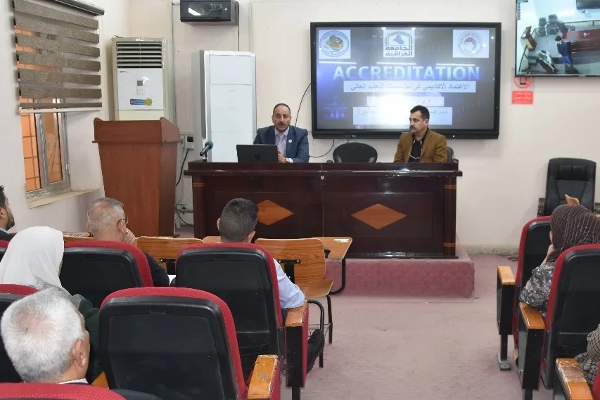 مستجدات الاعتماد الاكاديمي وصف البرنامج الاكاديمي بنسختهِ الجديدة ورشة عمل نظمتها كلية الطب بالتعاون مع رئاسة الجامعة العراقية