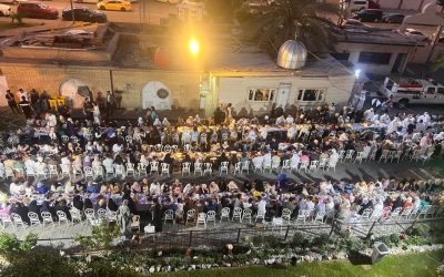 بالصور مادبة افطار جماعي في كلية الطب