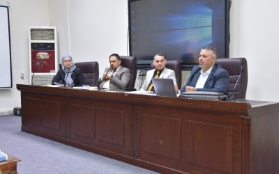 طب الجامعة العراقية تعقد اجتماعاً موسعاً لرؤوساء واعضاء محاور لجان الاعتمادية