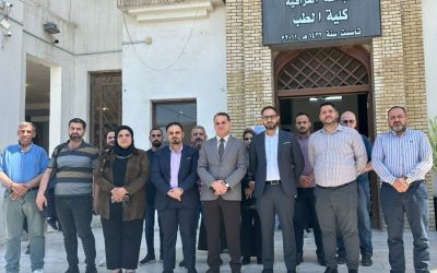 طب الجامعة العراقية تنظم وقفة حداد تابينية لاطفال البصرة