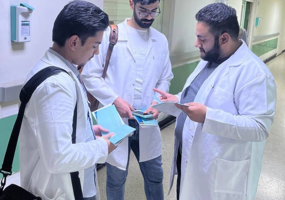 فرعي علم الامراض والادوية ينظمان حملة توعوية لمرضى الضغط والسكري بمشاركة طلبة المرحلة الثالثة