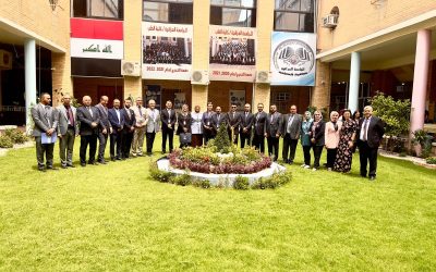 بالصور جانب من اصطحاب السيد عميد كلية الطب للسادة ضيوف مؤتمر الدولي الاول لكلية الطب