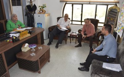 بالصور جانب من مقابلات لجنة المقابلات للطلبة المتقدمين للدراسات العليا بعد ادائهم للامتحان التنافسي