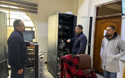 كلية الطب تجري حملة صيانه شاملة للمنظومة الالكترونية استعداداً لاجراء الامتحانات الوزارية