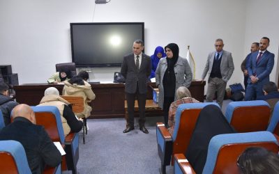 السيد عميد كلية الطب يتفقد سير الامتحانات النهائية في جولة ميدانية