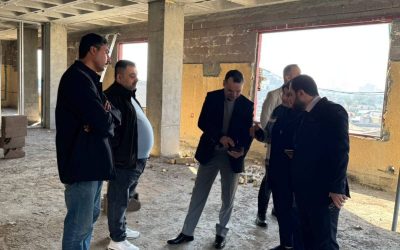 الجامعة العراقية عميد كلية الطب يتفقد تقدم أعمال الطابق الرابع المضاف