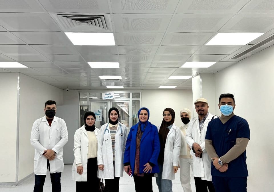 كلية الطب في الجامعة العراقية تنظم زيارة ميدانية لردهة الأمراض السرطانية في مستشفى الطفل المركزي
