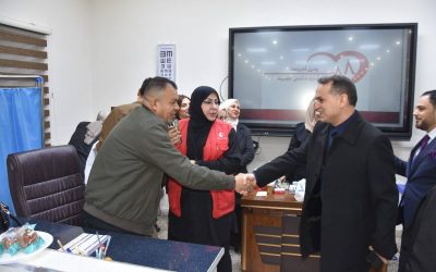 كلية الطب تنظم حملة تبرع بالدم بالتعاون مع المصرف الوطني للتبرع بالدم