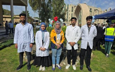 كلية الطب في الجامعة العراقية تشارك في احتفالية اليوم الوطني للتشجير
