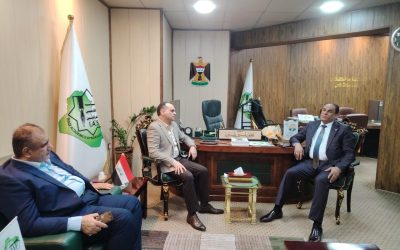 في زيارة رسمية… عميد كلية الطب في الجامعة العراقية يزور نقابة الأكاديميين العراقيين
