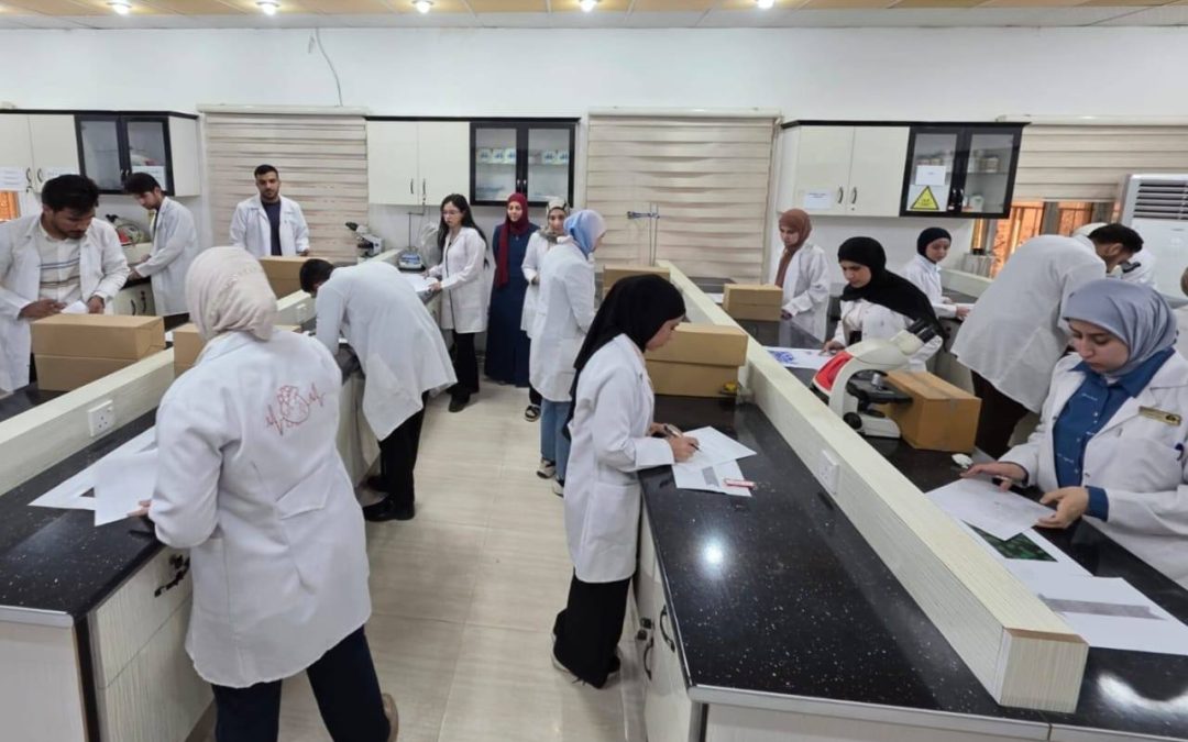 ضمن مسيرتها العلمية نحو تحسين جودة التعليم الطبي كلية الطب في الجامعة العراقية تُجري امتحان الـ OSPE في مادة الأحياء المجهرية الطبية