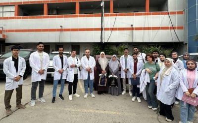 ضمن مبدأ “التعرض السريري المبكر” طلبة المرحلة الثانية في كلية الطب – الجامعة العراقية يترجمون مفاهيم الفسلجة إلى مهارات عملية في مستشفى النعمان التعليمي