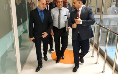 زيارة الأستاذ الدكتور نزار حداد (الخبير الخارجي) لكلية الطب – الجامعة العراقية لمتابعة جودة الامتحانات