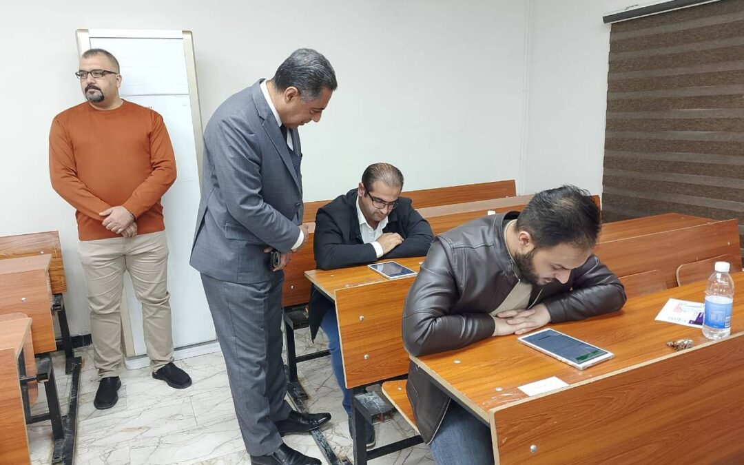 كلية الطب تجري امتحانات الدور الثاني لطلبة المرحلة السادسة وتستقبل السيد مساعد رئيس الجامعة للشؤون العلمية