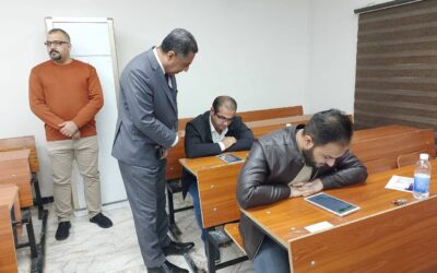 كلية الطب تجري امتحانات الدور الثاني لطلبة المرحلة السادسة وتستقبل السيد مساعد رئيس الجامعة للشؤون العلمية