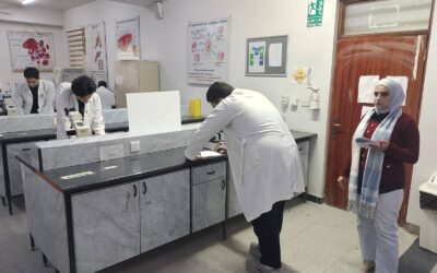 كلية الطب تنظم الامتحانات العملية للفروع الاساسية لنصف السنة “اختبار الطلبة في ظروف إيجابية يعكس جودة العملية التعليمية”
