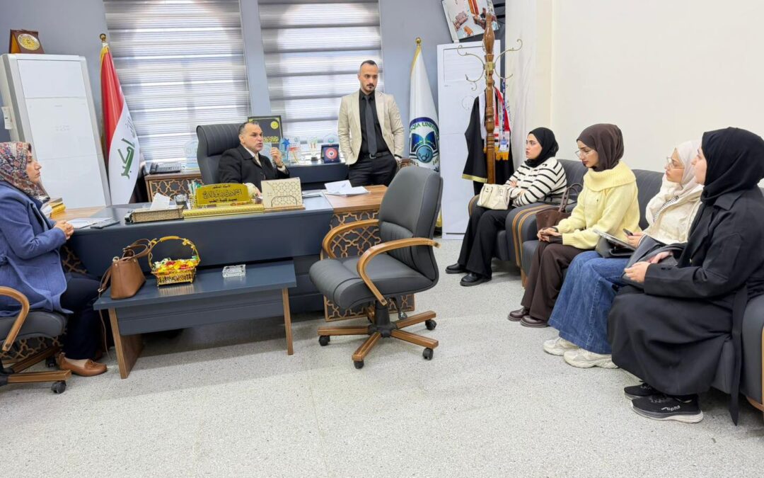 بالصور جانب من مقابلات السيد عميد كلية الطب الاستاذ الدكتور احمد نزار الدباغ مع الطلبة