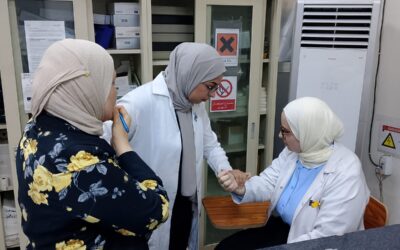 كلية الطب تجري الاختبار العملي لفحص الفعاليات الحيوية لجسم الانسان وقراءة التخطيط الكهربائي للقلب