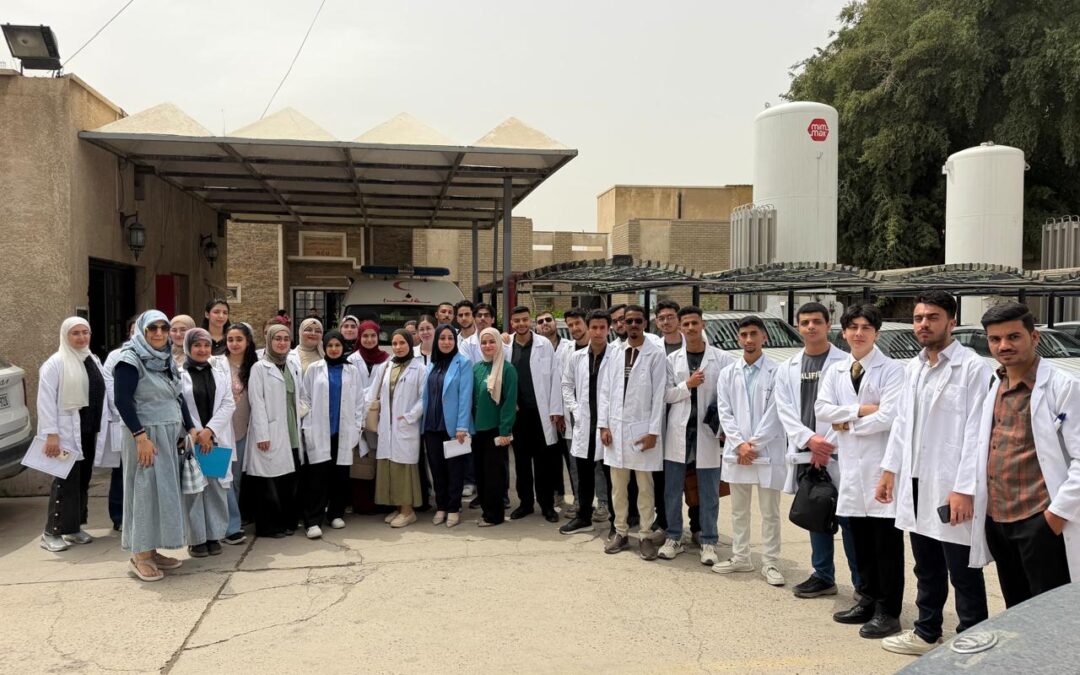 طلبة المرحلة الأولى في كلية الطب يترجمون مفاهيم الفيزياء الطبية إلى مهارات تطبيقية في مستشفى النعمان التعليمي