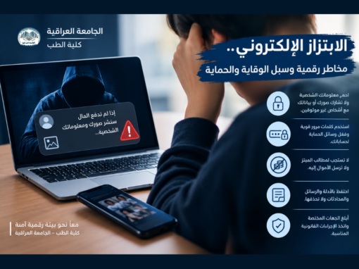 الابتزاز الإلكتروني: مخاطر رقمية وسبل الوقاية والحماية الابتزاز الإلكتروني: مخاطر رقمية وسبل الوقاية والحماية